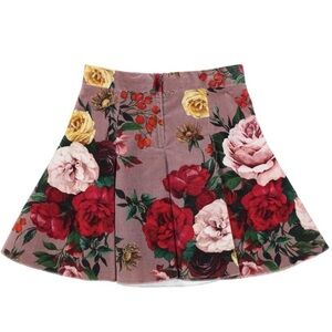 💕Dolce & Gabbana Girls Floral Velvet Skirt💕•BNWT•$595